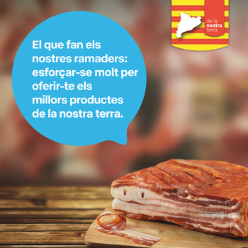 El que fan els nostres ramaders: esforçar-se molt per oferir-te els millors productes de la nostra terra.  