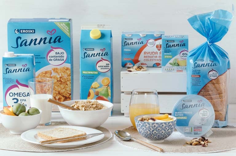 Eroski Sannia - conjunto de productos